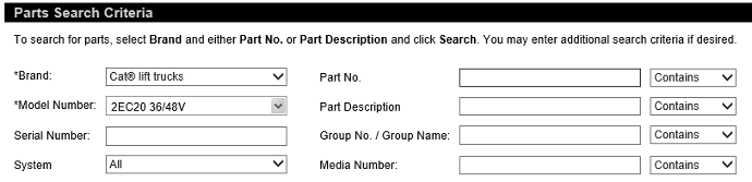 Parts Search